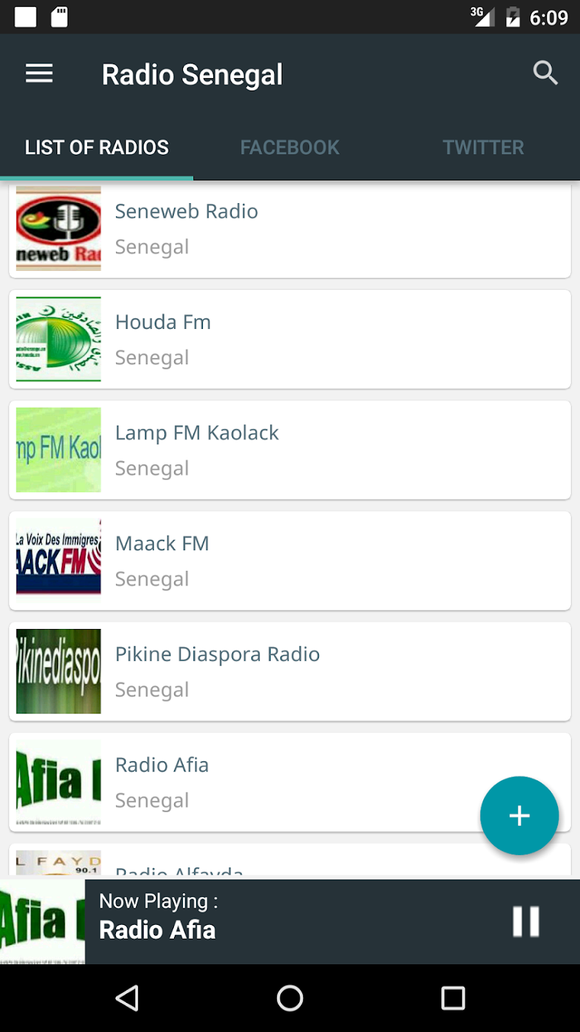 radio Senegal Screen 2