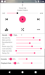 DSP Music Player Pro Captura de tela