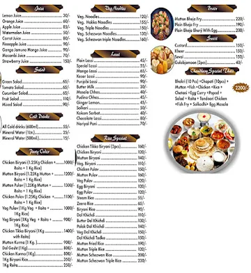 Chaudhary Tadka menu 