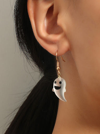 Title 4, European and American Halloween Cute Resin Ghos...