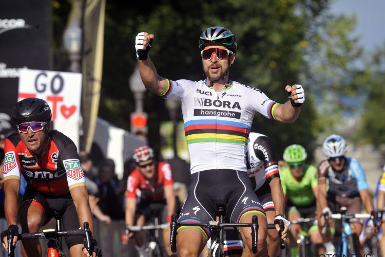 Wereldkampioen Peter Sagan blijft André Greipel voor en schiet meteen raak in 2018