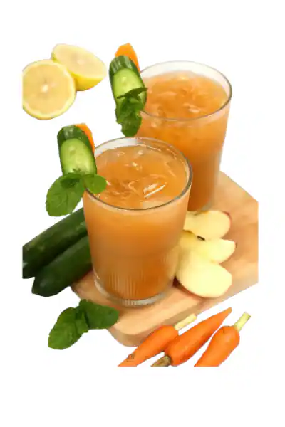 Carrot + Cucumber + Mint Juice
