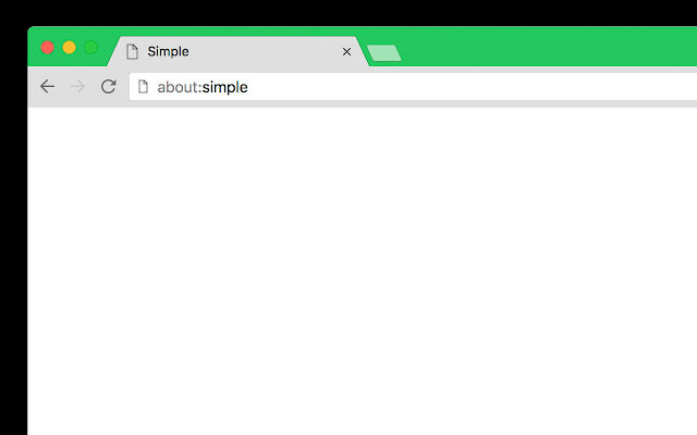 Simple Green chrome extension