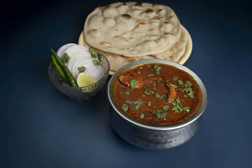 Chicken Handi With 2 Roti