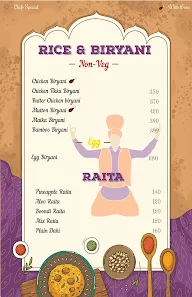 THE PUNJABI CHULHA menu 2