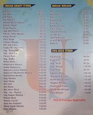 Uttam Sagar menu 5