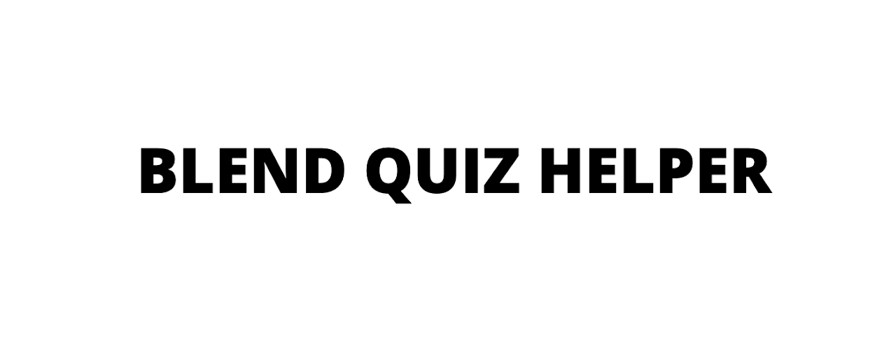 Blend Quiz Response Saver Preview image 1