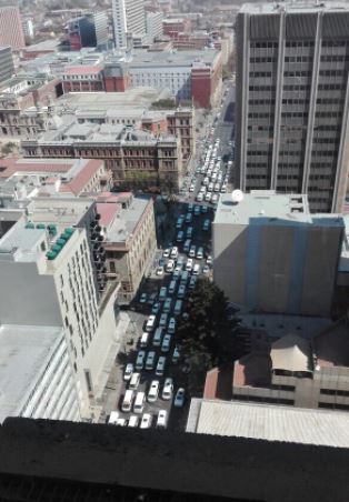 Tshwane taxi protest.