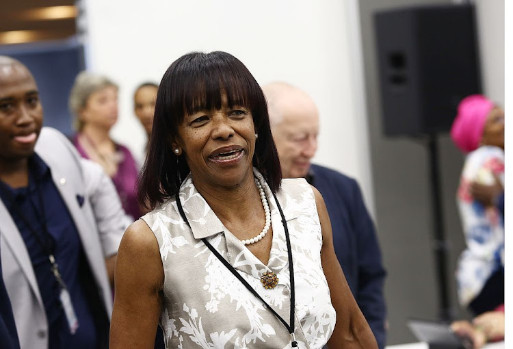 Former SAA chairperson Cheryl Carolus at the state capture inquiry in Parktown, Johannesburg, on November 29 2018.