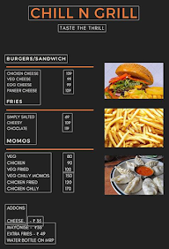 Chill N Grill menu 2