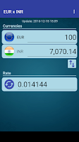 Euro x Indian Rupee Screenshot