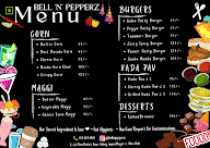 Bell 'N' Pepperz menu 1