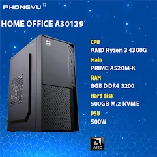 PC PV Home Office A30129 (AMD Ryzen 3 4300G/1 x 8GB/500GB SSD/Free DOS)