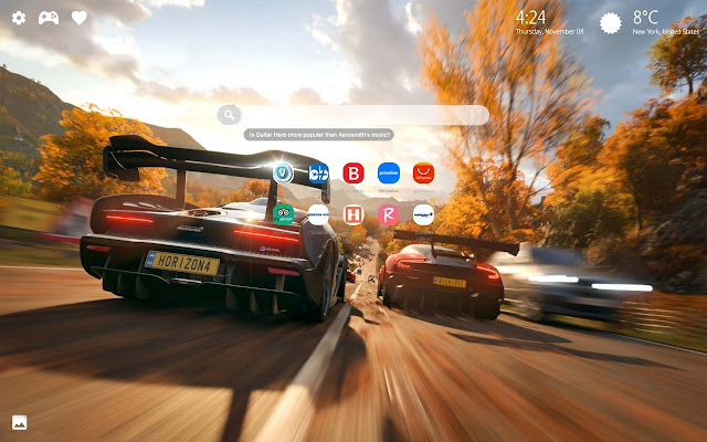 Forza Horizon 4 New Tab Wallpapers Collection