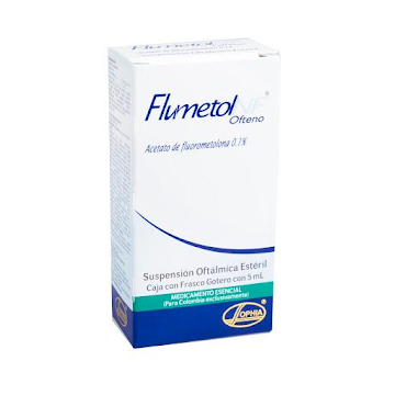 FlumetolNF Ofteno Acetato de Fluorometolona 0.1% Sophia Frasco x 5 ml  