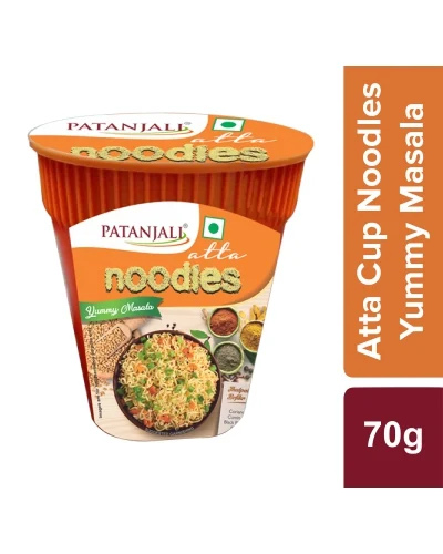 Patanjali Atta Cup Noodles Yummy Masala - 70 gm