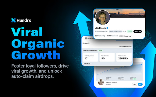 Hundrx - Upgrade Twitter to Web3 with AI