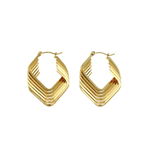 Title 8, Retro Geometric Irregular Earrings Elevate your...