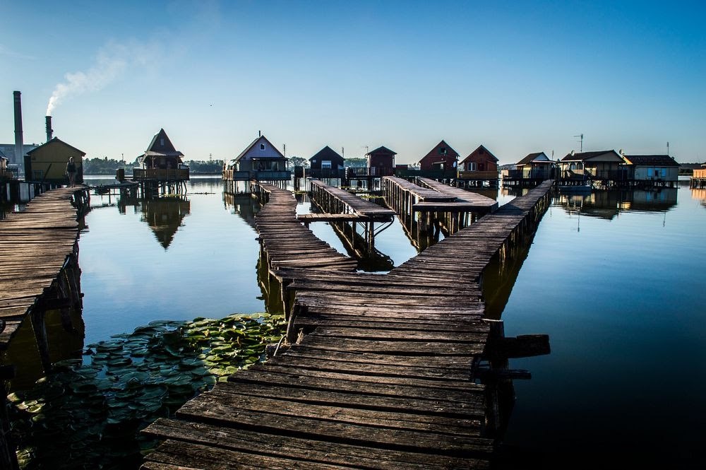 Lago Bokodi, o paraíso dos pescadores na Hungria