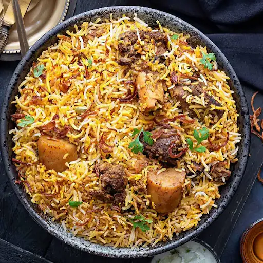 Mutton Biryani With Curry (1000 Ml)