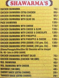 King's Shawarma menu 1