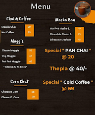 Chai 25 Food Cart menu 1