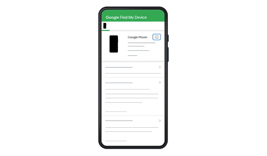 Find Serial Number from Google Find My Device