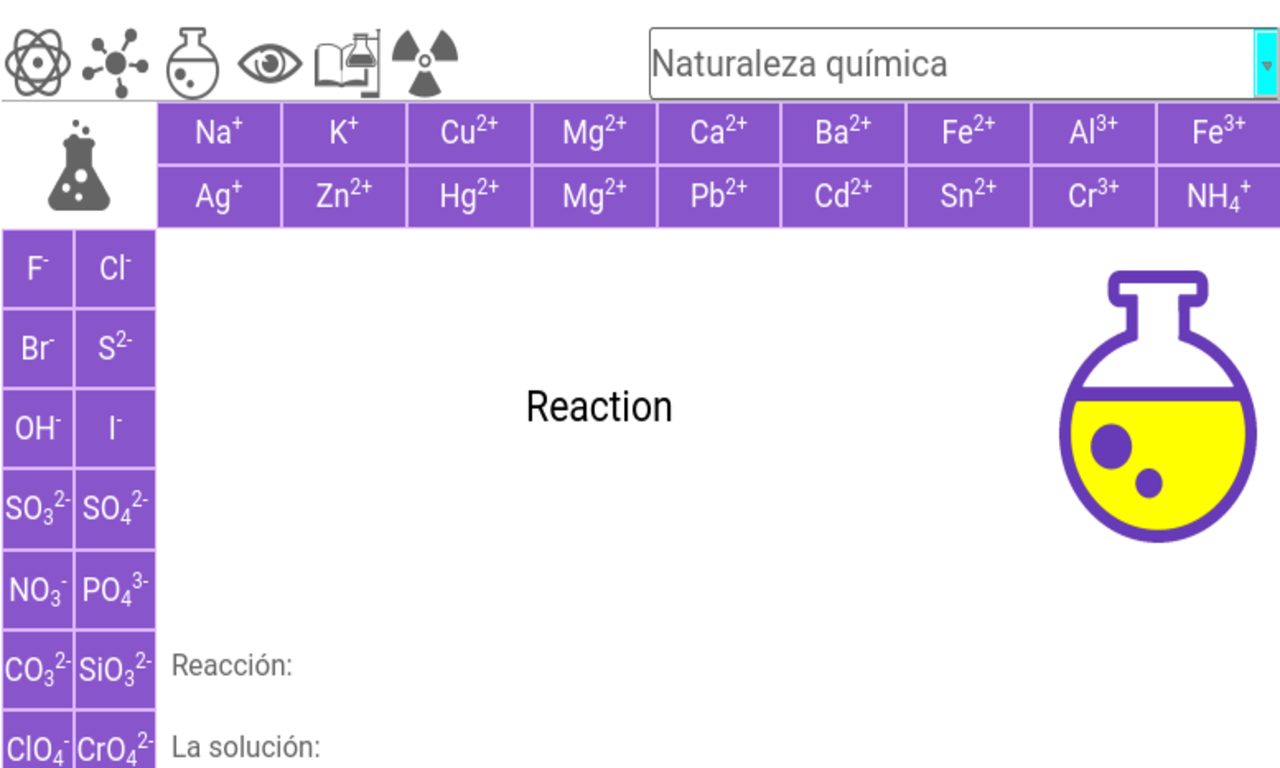 Android application Periodic table PRO screenshort