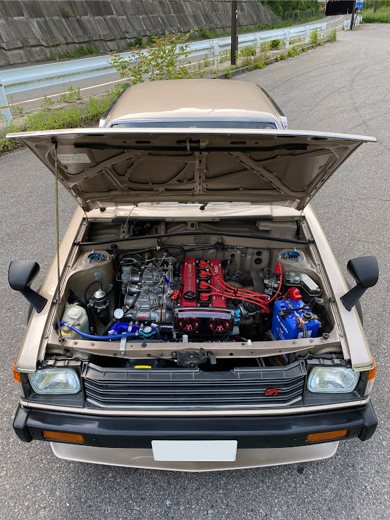 ターセルの繋がれフェイスドンっ・2AG・世界に一台・GTグレードに関するカスタム事例の投稿画像9枚目