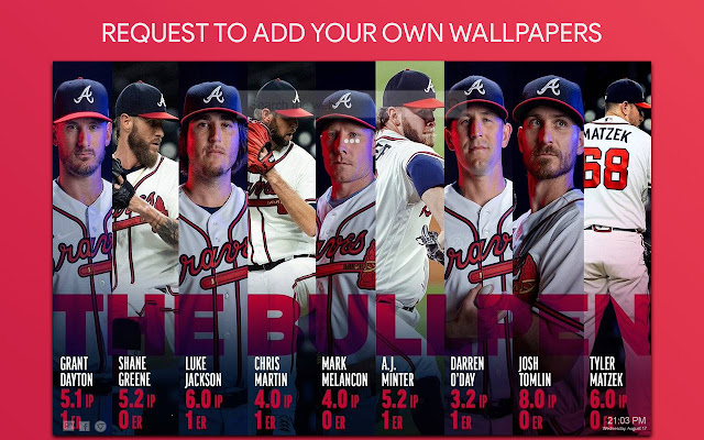 Atlanta Braves Wallpaper HD Custom New Tab