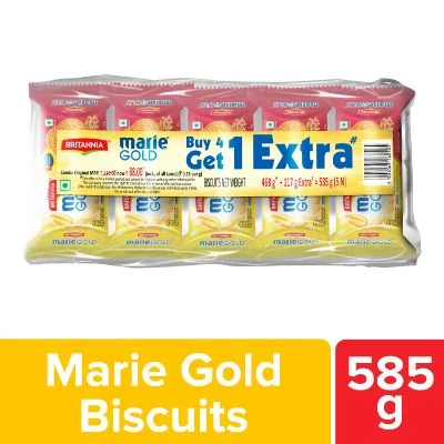 Britannia Marie Gold Biscuits Combo5 120 Gm