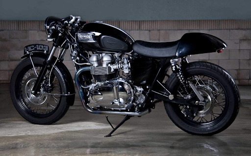 Stylish Black Vintage Motorcycle Ready to screenshot 2