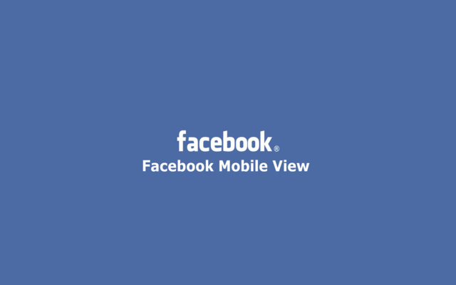 Facebook Mobile View [2022] chrome extension