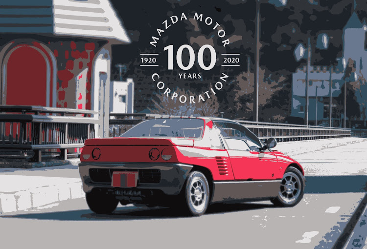 AZ-1のマツダ100周年・まだまだ続くよ～ロゴ作成～(笑)に関するカスタム事例の投稿画像1枚目