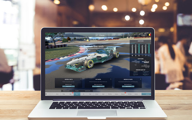 F1 Manager New Tab Game Theme