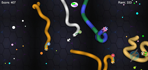 Screenshot Snake Worm Slither Zone IO