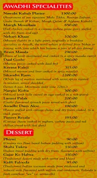 Oudh 1590 menu 3