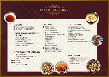 Lord Of Bar-B-Que menu 