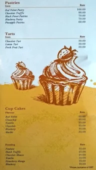 Le Cakery menu 3