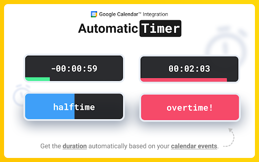 Meeting Timer - for Google Meet