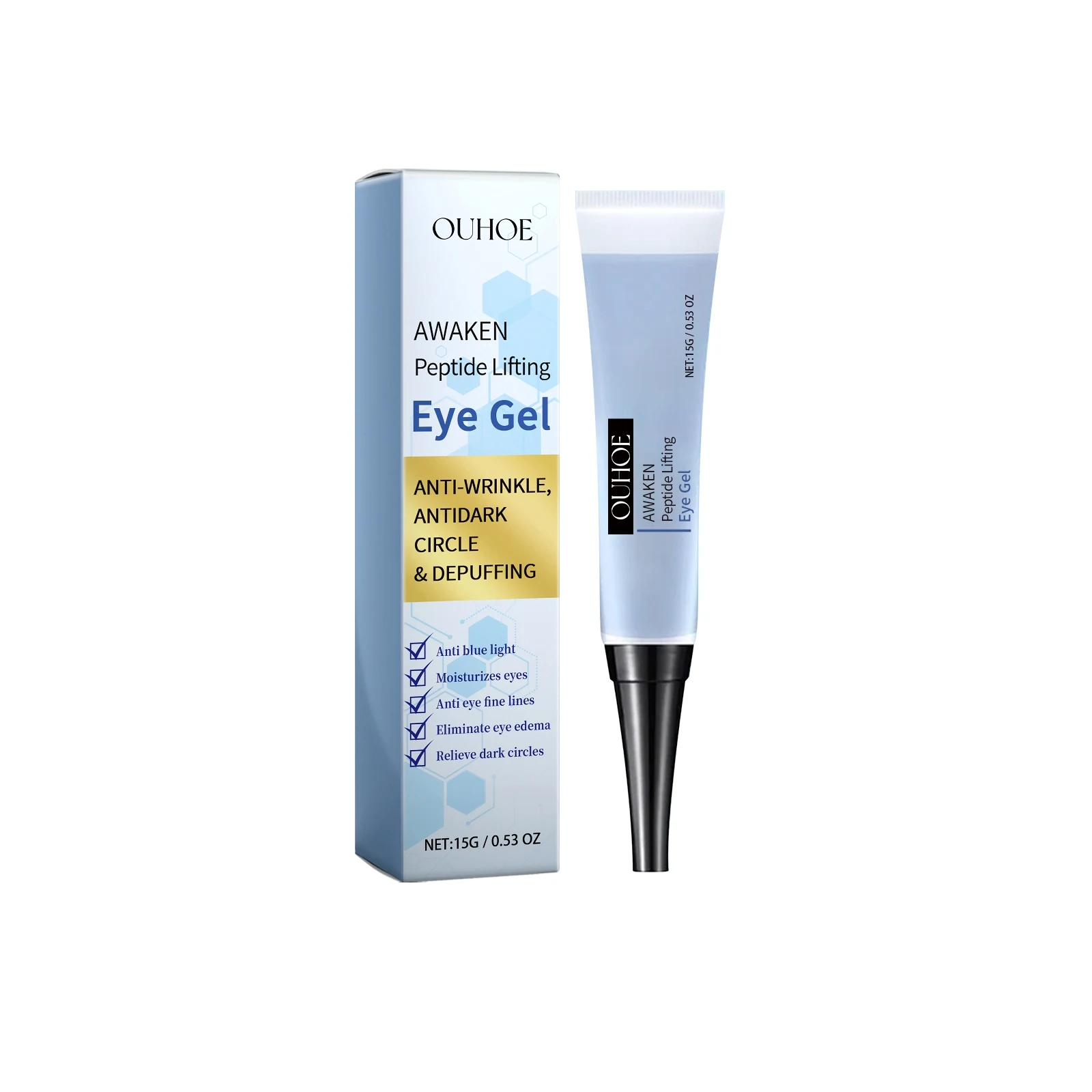 Title 1, Awaken Peptide Lifting Eye Gel Vermindert rimpe...