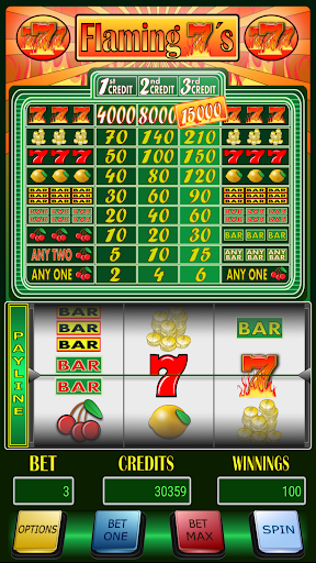 Flaming 7s Hot Slot Casino