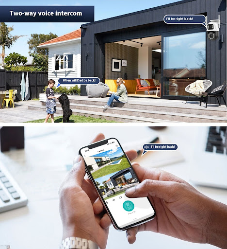 Title 6, Outdoor Home Remote Dual Screen Wireless Monito...
