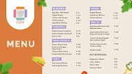 Takeout Cafe menu 1