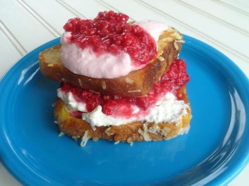 Coconut Berry Macadamia French Toast