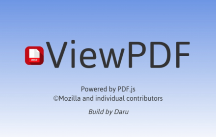 ViewPDF chrome extension