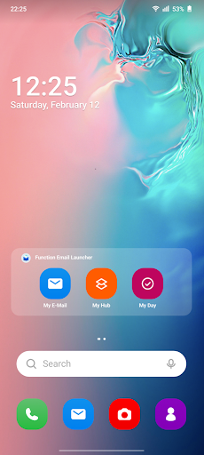 Email Home - Email Homescreen