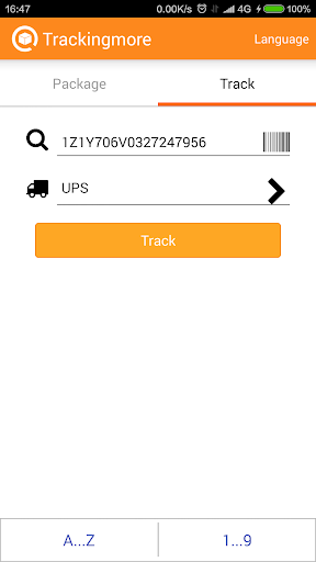 Trackingmore Package Tracker