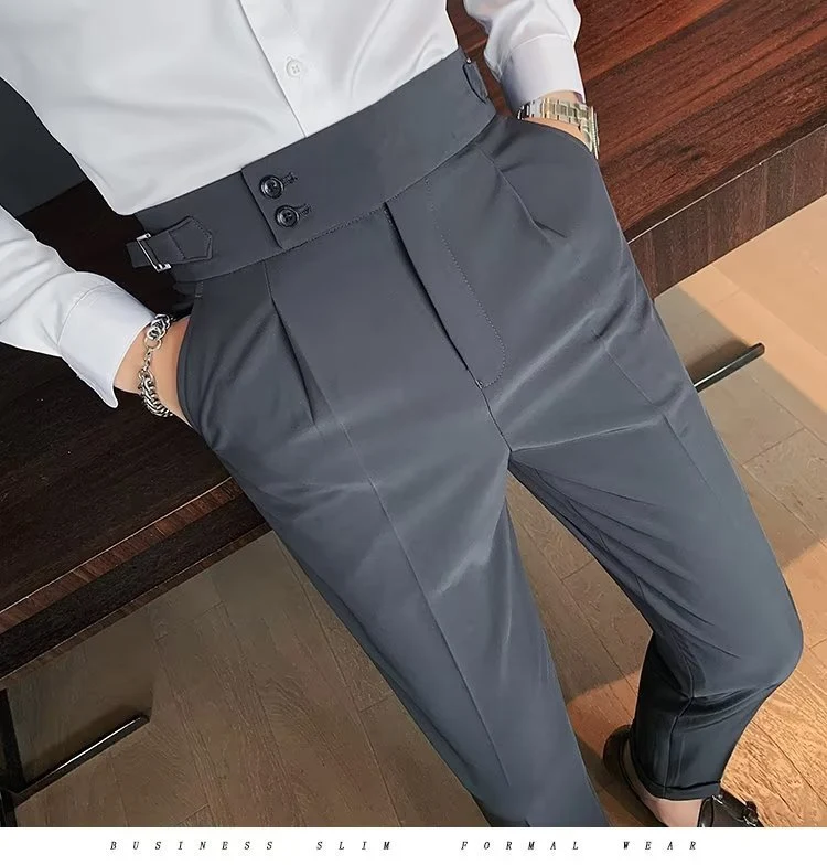Title 33, Pantalones Rectos Casuales de Cintura Alta Retr...