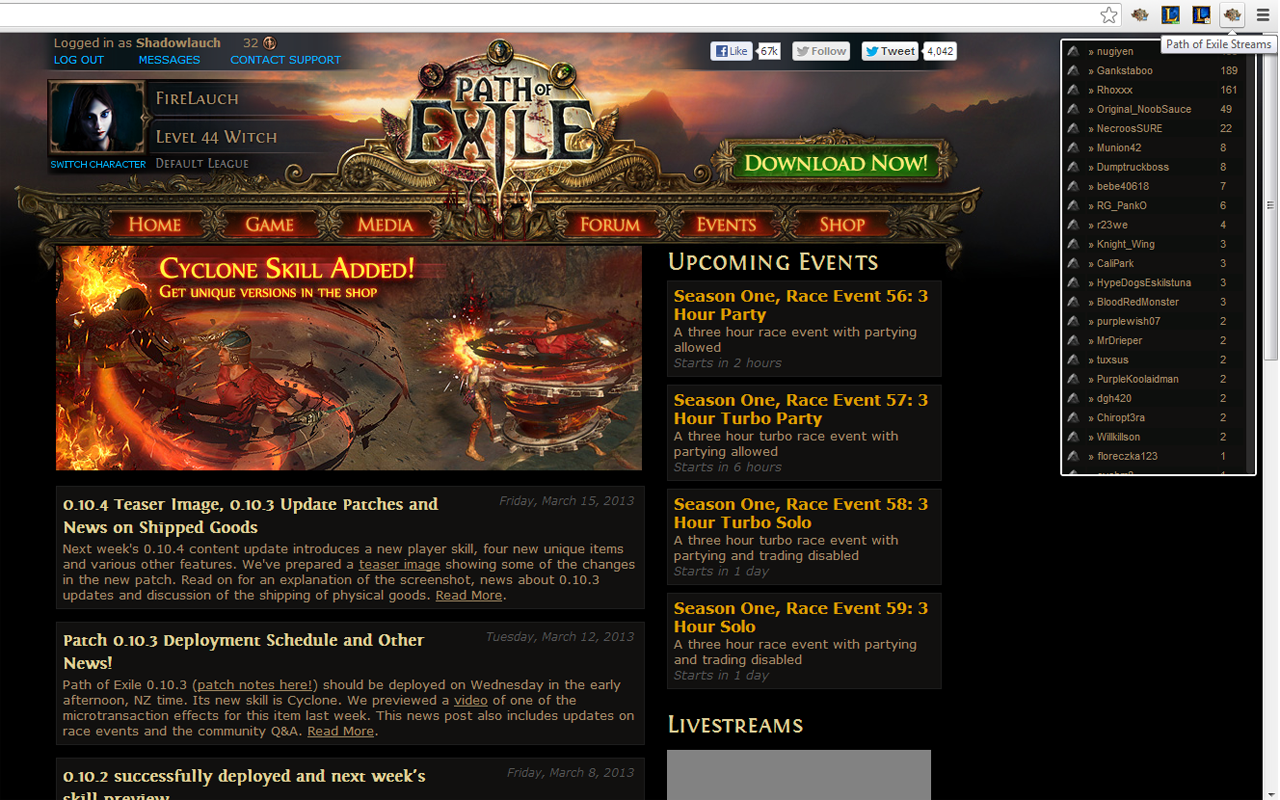 Path of Exile Streams Preview image 0